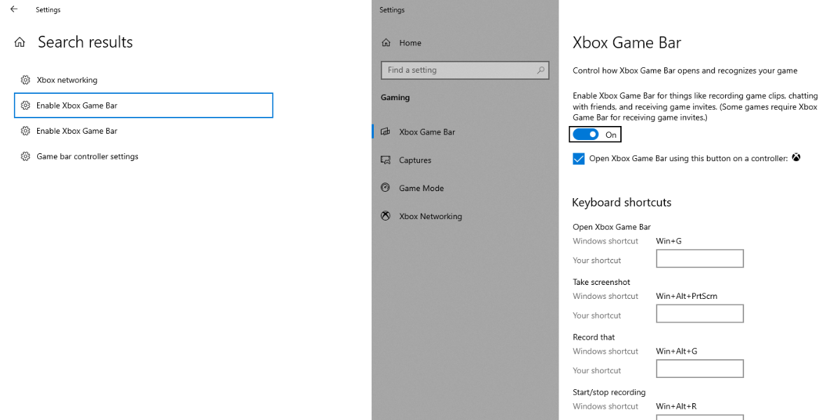 How To Enable Xbox Game Bar Screen Recording On Windows 10